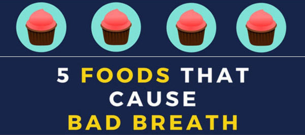 Five Foods That Cause Bad Breath - Myntz!