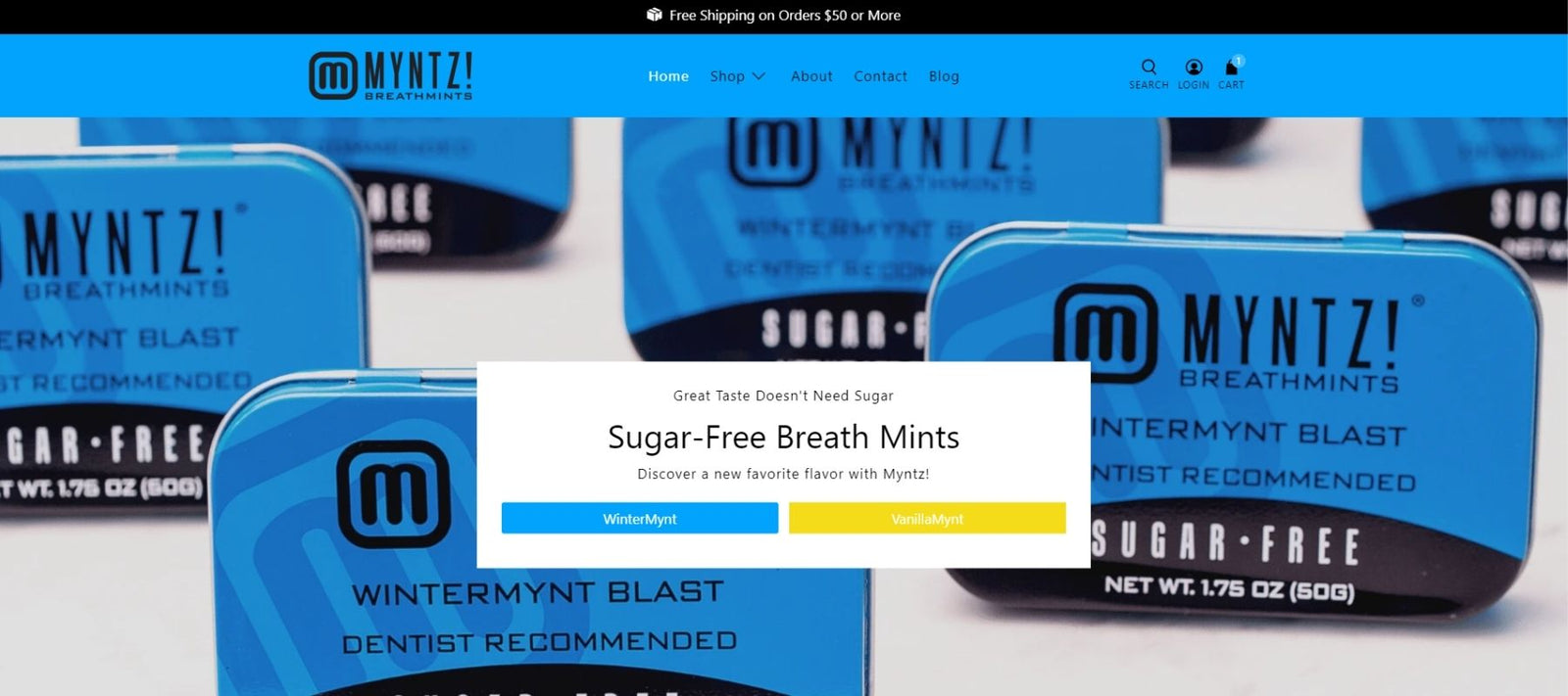 Welcome to the New Myntz Website